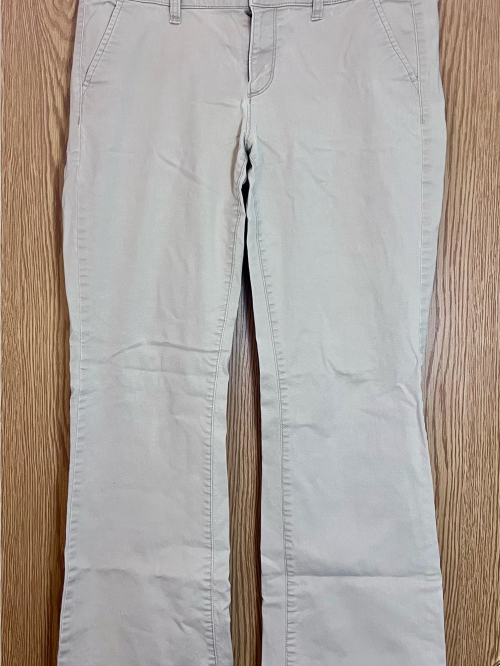 American Eagle Outfitters Light Beige Boot Cut Jeans